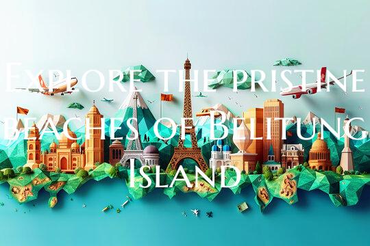 Explore the pristine beaches of Belitung Island